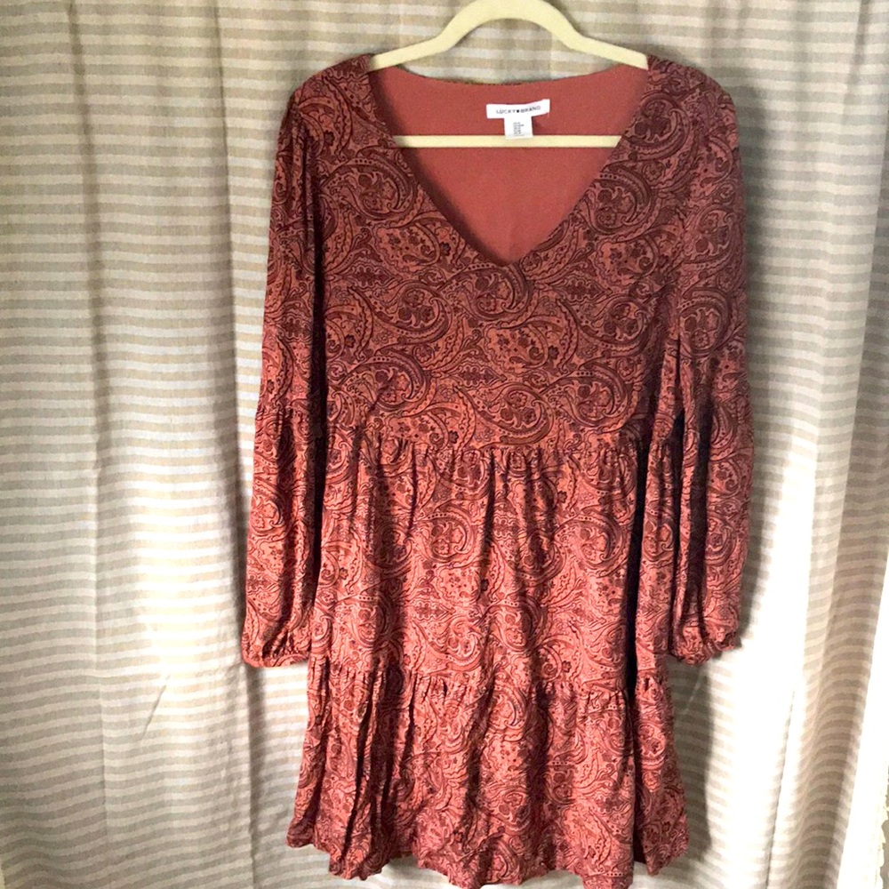 Lucky Brand tiered dress